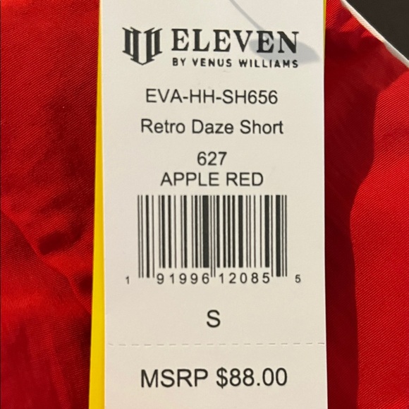 Eleven by Venus Williams Red Boxing Style Shorts - Picture 3 of 3